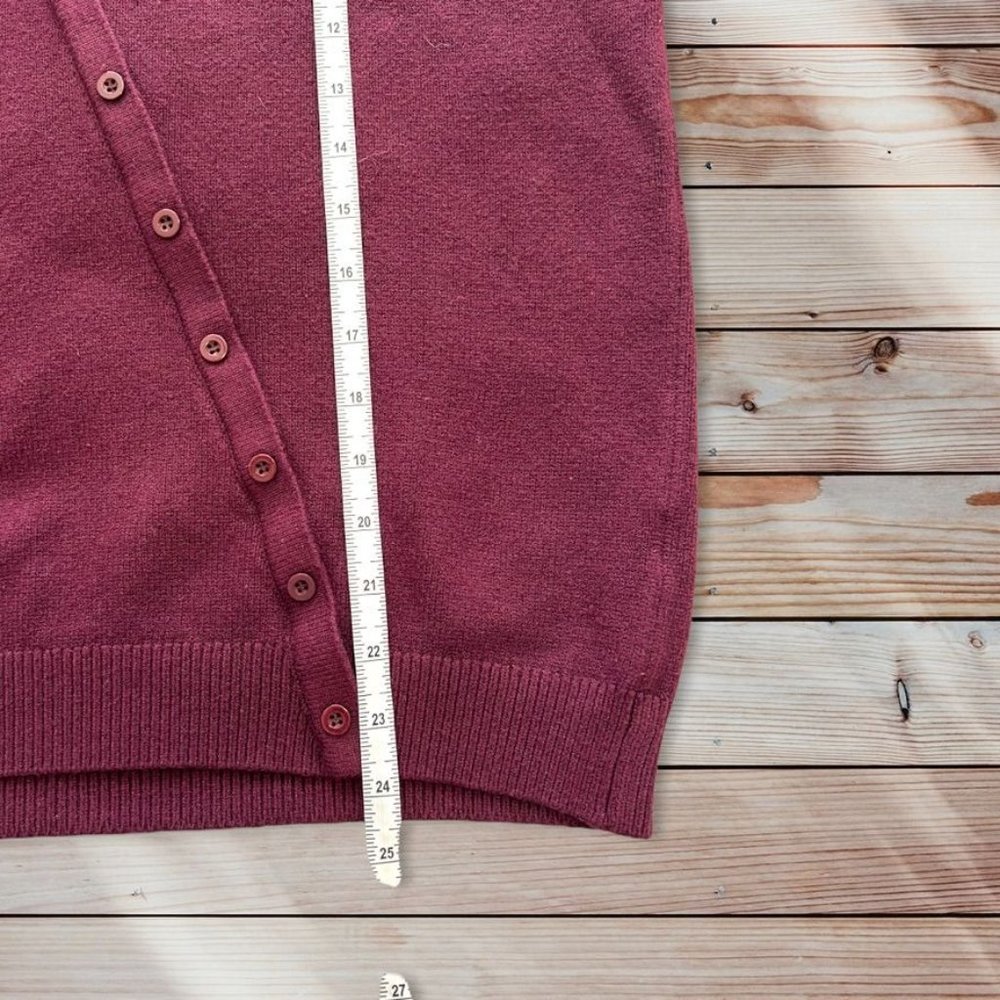 Evolution By Cyrus Maroon Turtle Neck Sweater Med… - image 5